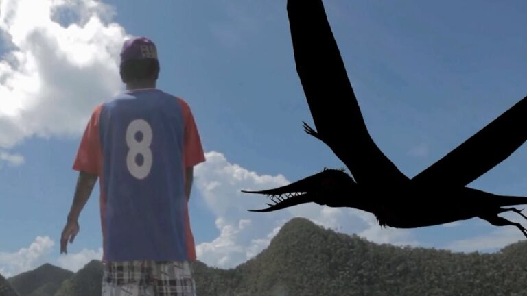 Youtube video thumbnail - native and a ropen pterodactyl